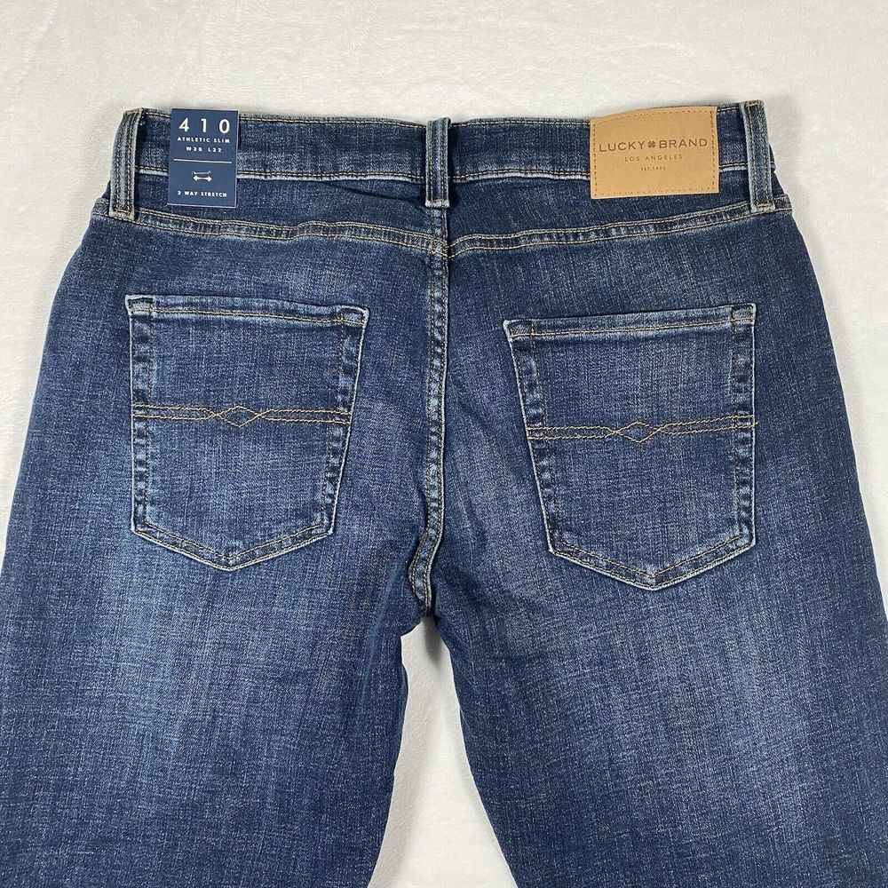 Lucky Brand womens Sz‎ 30x32 blue denim 410 Athletic Slim